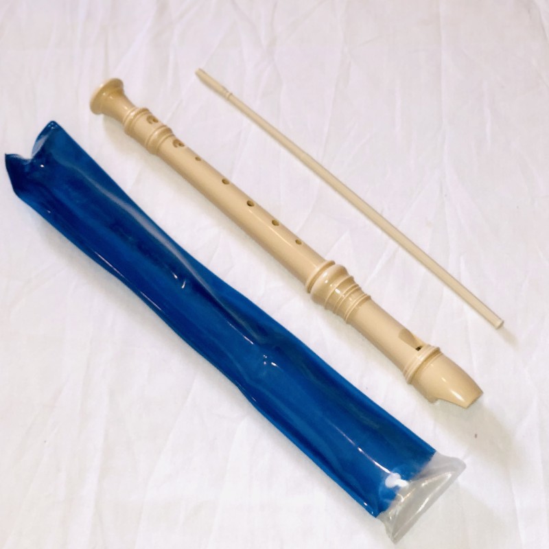 8 Holes High Pitch Soprano Recorder Flute ABS Instruments Reed Pipe Kids White Recorder Soprano